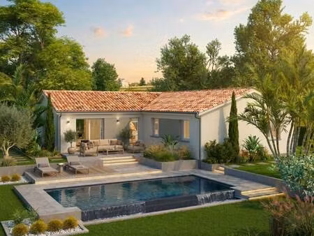 terrain avec maison neuve à vendre