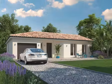 terrain avec maison neuve à vendre