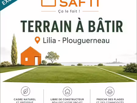 terrain constructible viabilisé à vendre