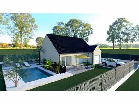 terrain avec maison neuve à vendre