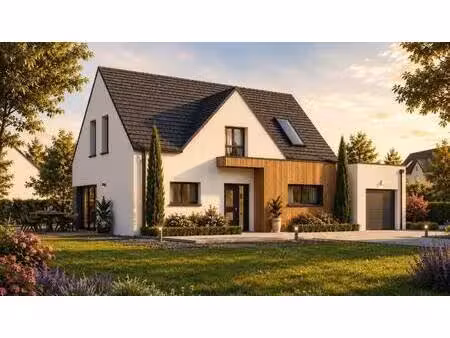 terrain avec maison neuve à vendre