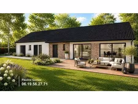 terrain avec maison neuve à vendre