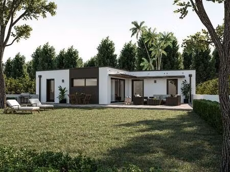 terrain avec maison neuve à vendre