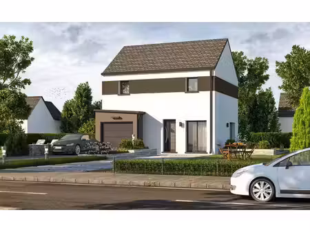 terrain avec maison neuve à vendre