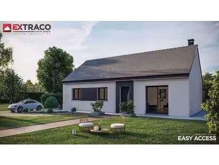 terrain avec maison neuve à vendre