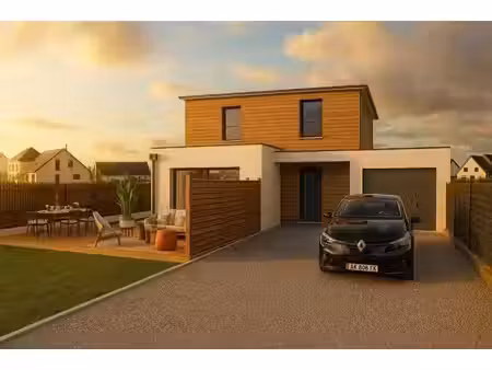 terrain avec maison neuve à vendre