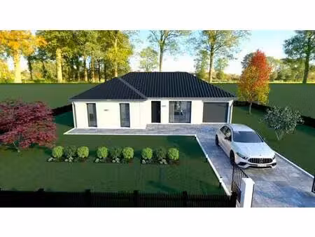 terrain avec maison neuve à vendre