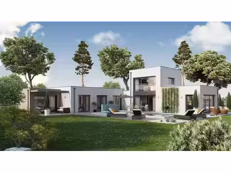 terrain avec maison neuve à vendre