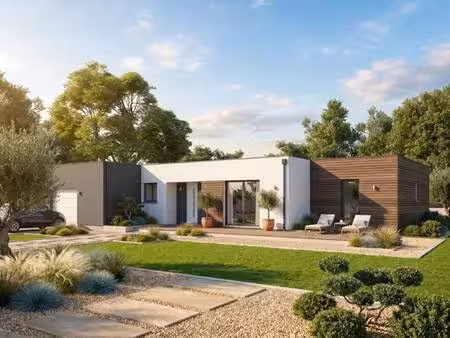 terrain avec maison neuve à vendre