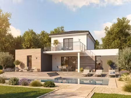 terrain avec maison neuve à vendre
