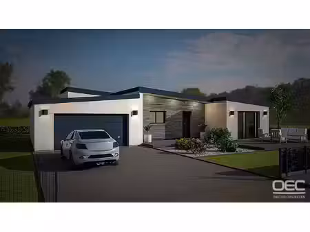 terrain avec maison neuve à vendre