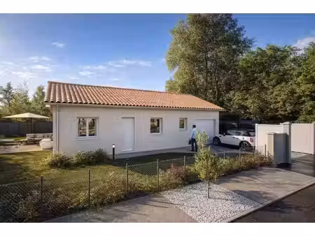 terrain avec maison neuve à vendre