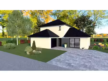 terrain avec maison neuve à vendre