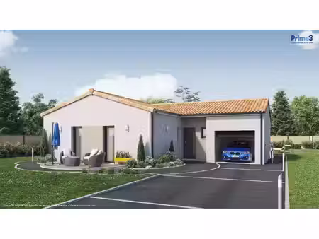 terrain avec maison neuve à vendre