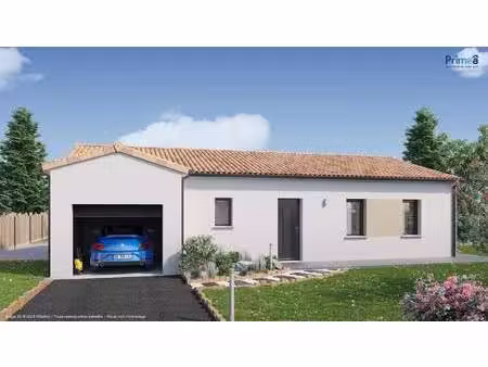 terrain avec maison neuve à vendre