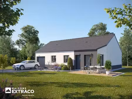 terrain avec maison neuve à vendre