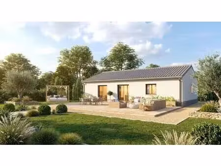 terrain avec maison neuve à vendre