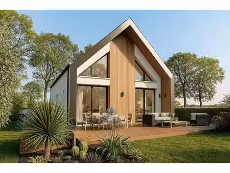 terrain avec maison neuve à vendre