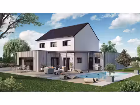 terrain avec maison neuve à vendre