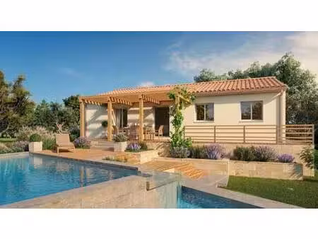 terrain avec maison neuve à vendre