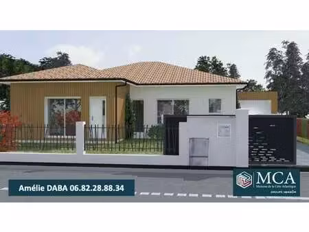 terrain avec maison neuve à vendre