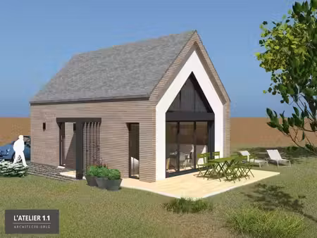 terrain avec maison neuve à vendre