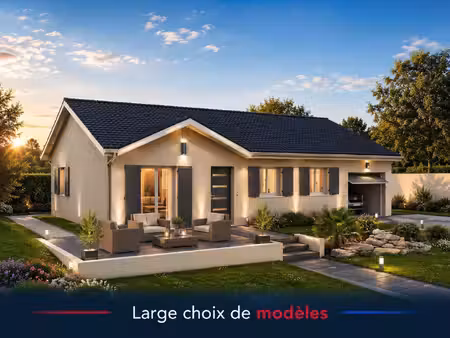 terrain avec maison neuve à vendre