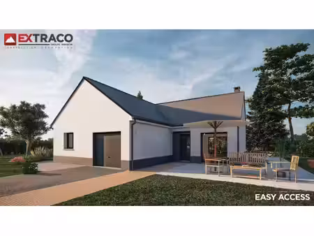 terrain avec maison neuve à vendre