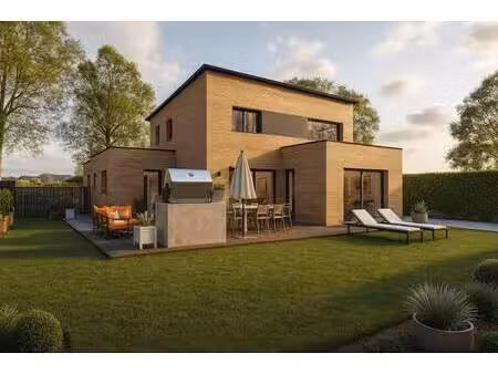 terrain avec maison neuve à vendre