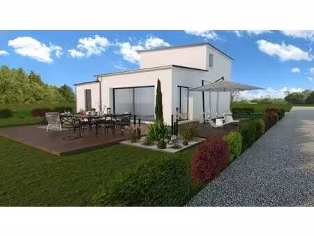 terrain avec maison neuve à vendre