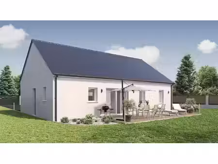 terrain avec maison neuve à vendre