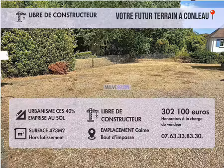 terrain constructible à vendre