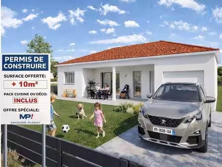 terrain avec maison neuve à vendre