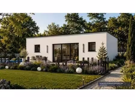 terrain avec maison neuve à vendre