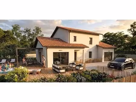 terrain avec maison neuve à vendre