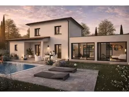 terrain avec maison neuve à vendre