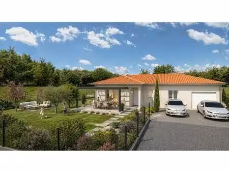 terrain avec maison neuve à vendre