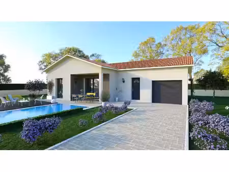 terrain avec maison neuve à vendre