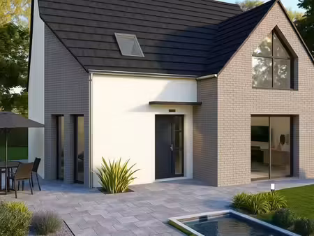 terrain avec maison neuve à vendre