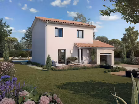 terrain avec maison neuve à vendre