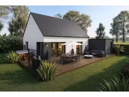 terrain avec maison neuve à vendre