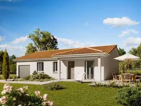 terrain avec maison neuve à vendre