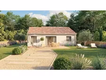 terrain avec maison neuve à vendre