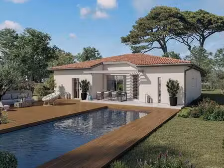 terrain avec maison neuve à vendre