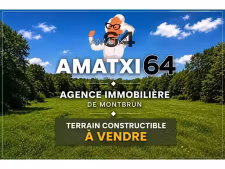 terrain constructible à vendre