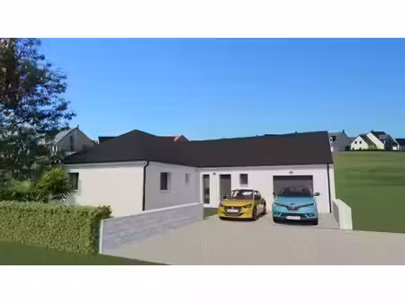 terrain avec maison neuve à vendre