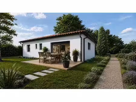 terrain avec maison neuve à vendre