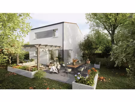 terrain avec maison neuve à vendre