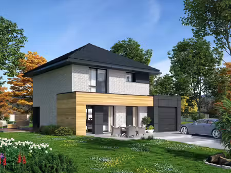 terrain avec maison neuve à vendre
