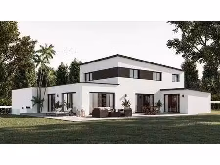 terrain avec maison neuve à vendre